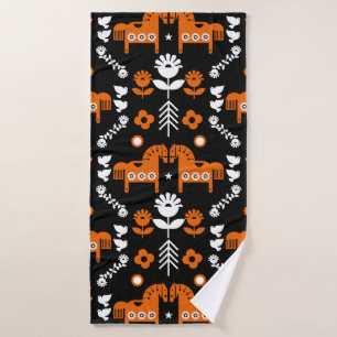 Noordse Data Paard Huis Decoratie Badhanddoek