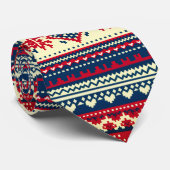 Noordse Fair Isle Kerstcadeau Das (Opgerold)