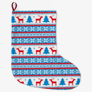 Noordse Fair Isle Rendier Kerstsok