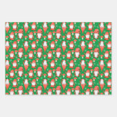 Noordse gnomen Zweedse tomte kerst Inpakpapier Vel (Voorkant 3)