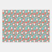 Noordse gnomen Zweedse tomte kerst Inpakpapier Vel (Voorkant 2)