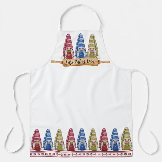 noordse gnoom | Lefse Rolling Team Schort (Voorkant)