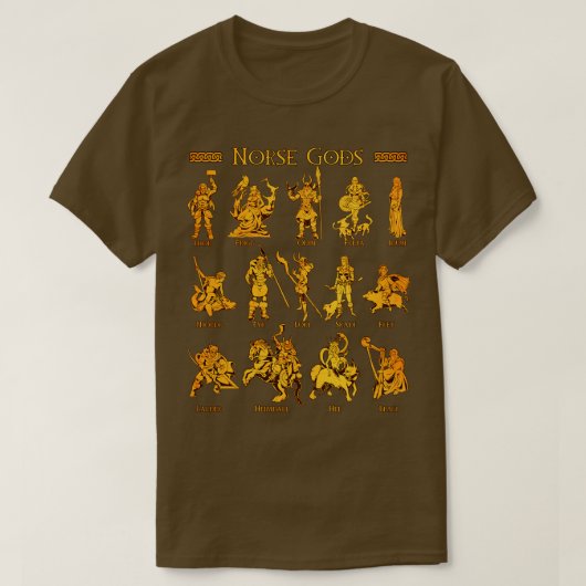Noordse goden t-shirt (Design voorkant)