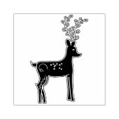 noordse hertenzegel rubberstempel (Afrduk)