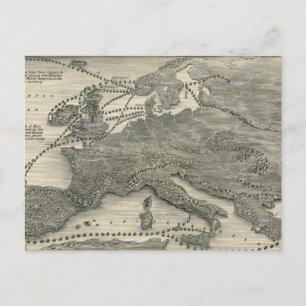 Noordse invasies briefkaart