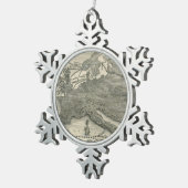 Noordse invasies tin sneeuwvlok ornament (Rechts)