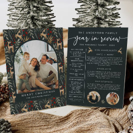 Noordse Jaaroverzicht Kaart Familie Nieuwsbrief Fo