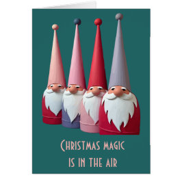 Noordse Kabouters Retro Moderne Kerst Kitsch Knip 
