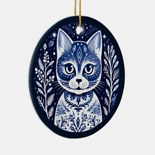 Noordse Kat Ornament (Rechts)