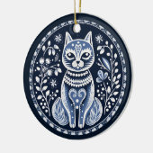 Noordse Kat Ornament (Links)