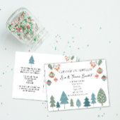 Noordse kerst Adreswijziging Scandinavische feestd Briefkaart