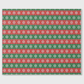 Noordse Kerst Brei Cadeaupapier (Vlak)