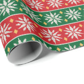 Noordse Kerst Brei Cadeaupapier (Rol Hoek)