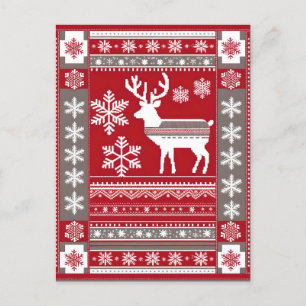 noordse kerst-briefkaart briefkaart