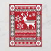 noordse kerst-briefkaart briefkaart (Voorkant)