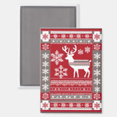 noordse kerst magneet (Voorkant / Achterkant)