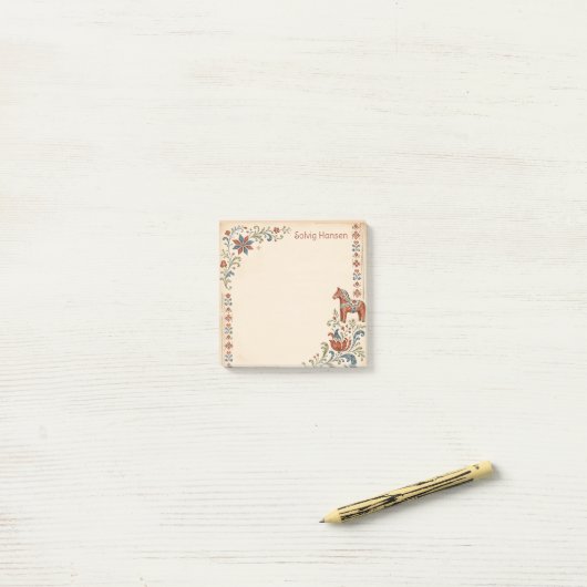 Noordse Kerst Post-it® Notes (Op bureau)