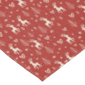 Noordse Kerst Reindeer Tafelkleed (Gekanteld)