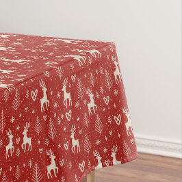 Noordse Kerst Reindeer Tafelkleed
