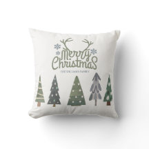 Noordse kerstbomen Antlers Merry Kerstmis