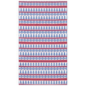 Noordse kerstbomen tafelkleed (Voorkant)