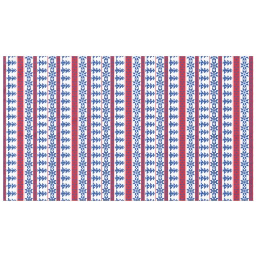 Noordse kerstbomen tafelkleed (Voorkant (Horizontaal))