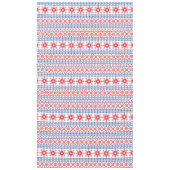 Noordse kerstboomgrens tafelkleed (Voorkant)