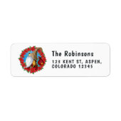 Noordse Kerstkabouter Etiket (Voorkant)