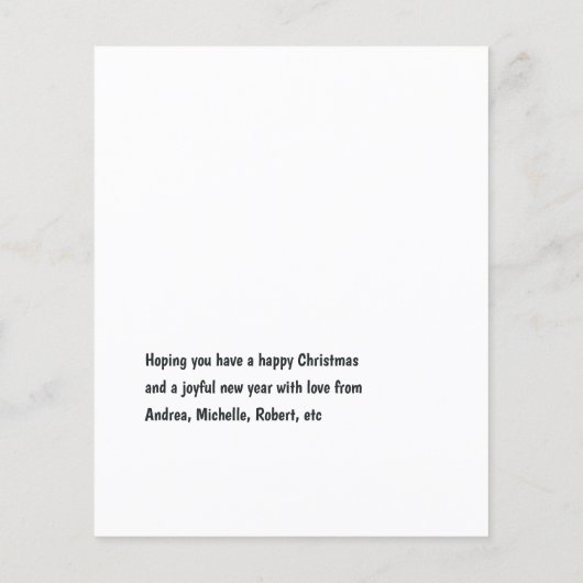 Noordse Kerstkabouter Flyer (Achterkant)