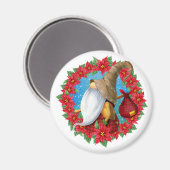Noordse Kerstkabouter Magneet (Voorkant / Achterkant)