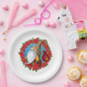 Noordse Kerstkabouter Papieren Bordje (Feest)
