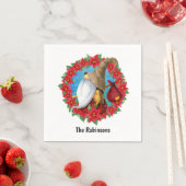 Noordse Kerstkabouter Servet (Insitu)