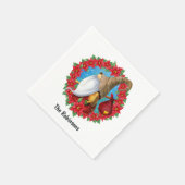 Noordse Kerstkabouter Servet (Hoek)