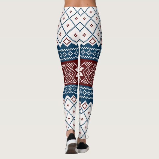 Noordse kerstkeuter leggings (Achterkant)
