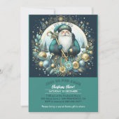 Noordse Kerstman Ho Ho Ho Snowy Christmas Cheer Pa Kaart (Voorkant)