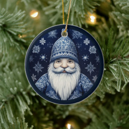 Noordse kerstman ornament