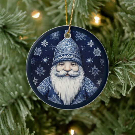 Noordse kerstman ornament (Boom)