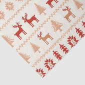 Noordse Kerstmis Tissuepapier (Detail)