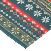 Noordse kerstpatroon tafelkleed (Gekanteld)