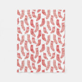 Noordse kerststaart fleece deken (Voorkant)