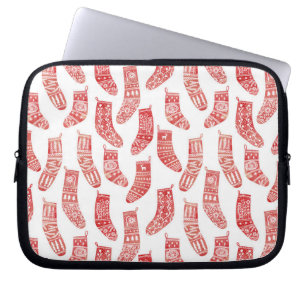 Noordse kerststaart laptop sleeve
