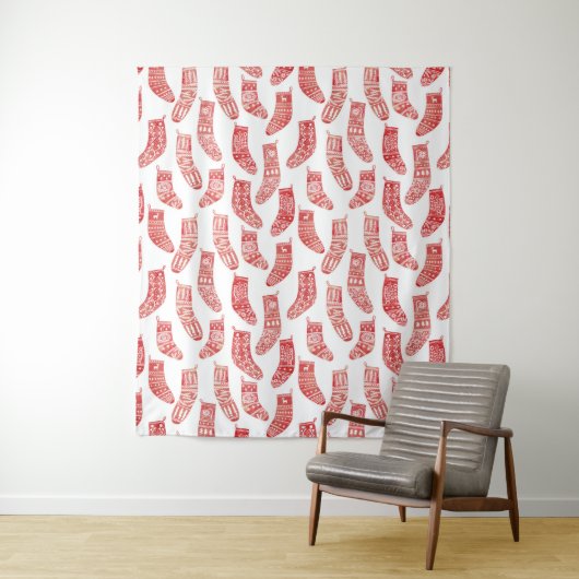 Noordse kerststaart wandkleed (In situ)