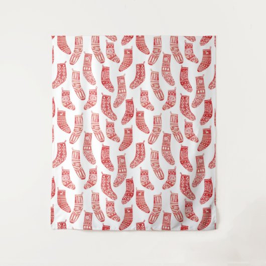 Noordse kerststaart wandkleed (Voorkant)