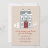 Noordse Kerstwinter Nieuw startpunt Feestdagenkaart (Voorkant)