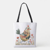 Noordse Kip Tote Tas (Achterkant)