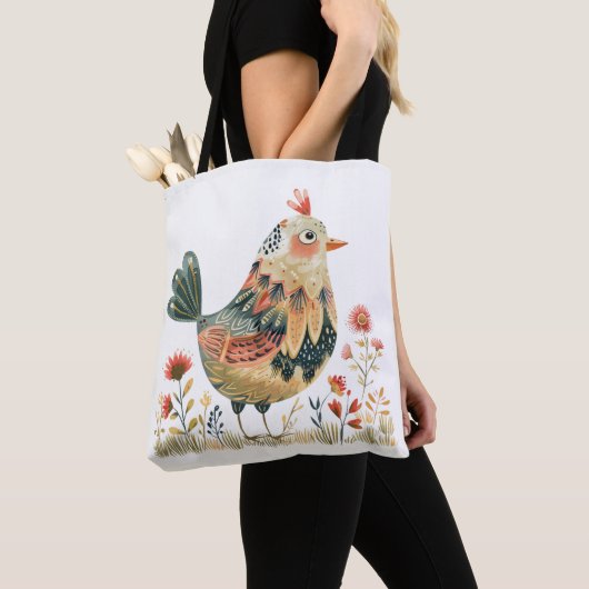 Noordse Kip Tote Tas (Dichtbij)