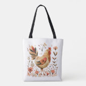 Noordse Kip Tote Tas (Achterkant)