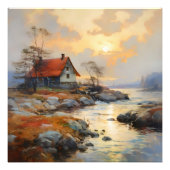 Noordse kust-impressionisme foto afdruk (Voorkant)