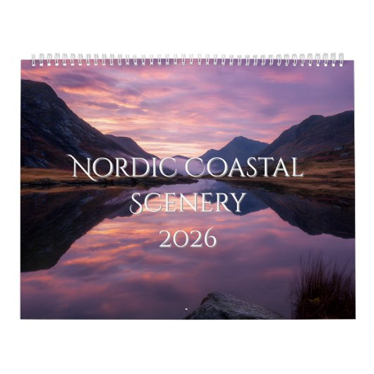 Noordse kustlandschap kalender (Hoes)