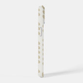 Noordse laurier bloemstreeppatroon iPhone 15 case (Rechterkant)